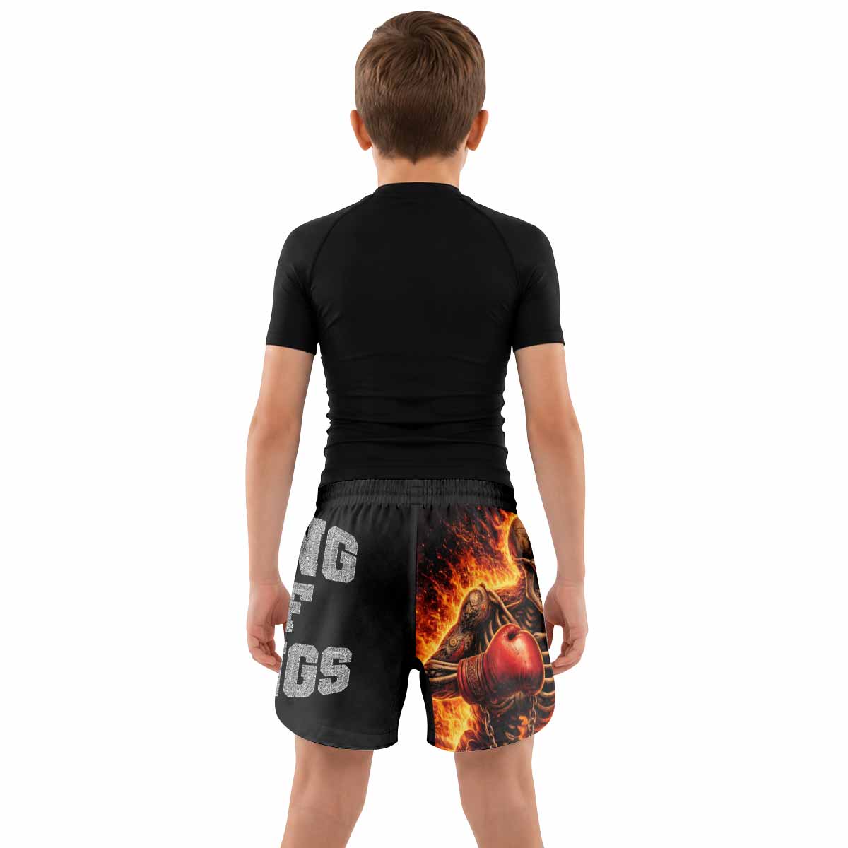 Saint King of Kings Kids Grappling Shorts - lifestyle