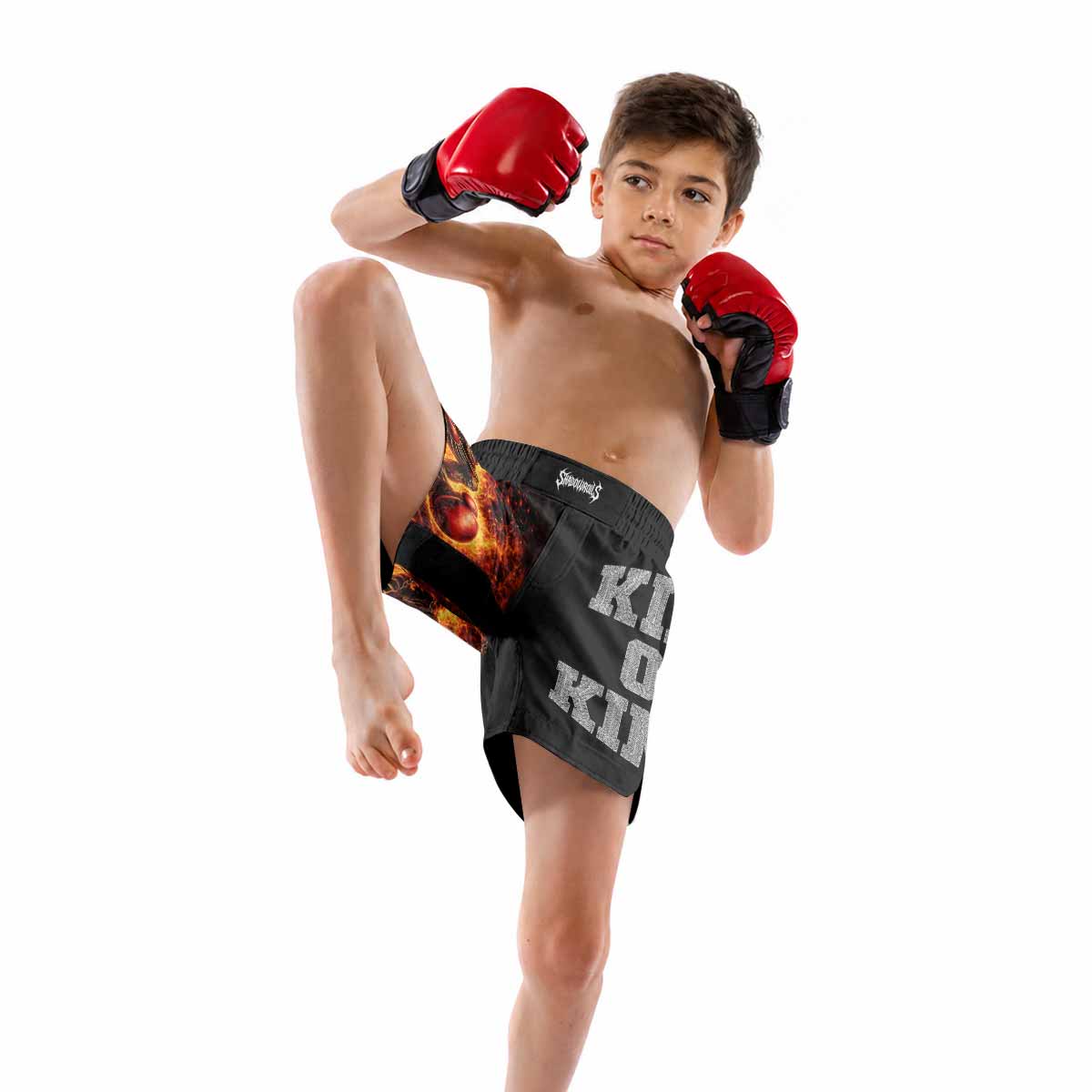 Saint King of Kings Kids Grappling Shorts - lifestyle