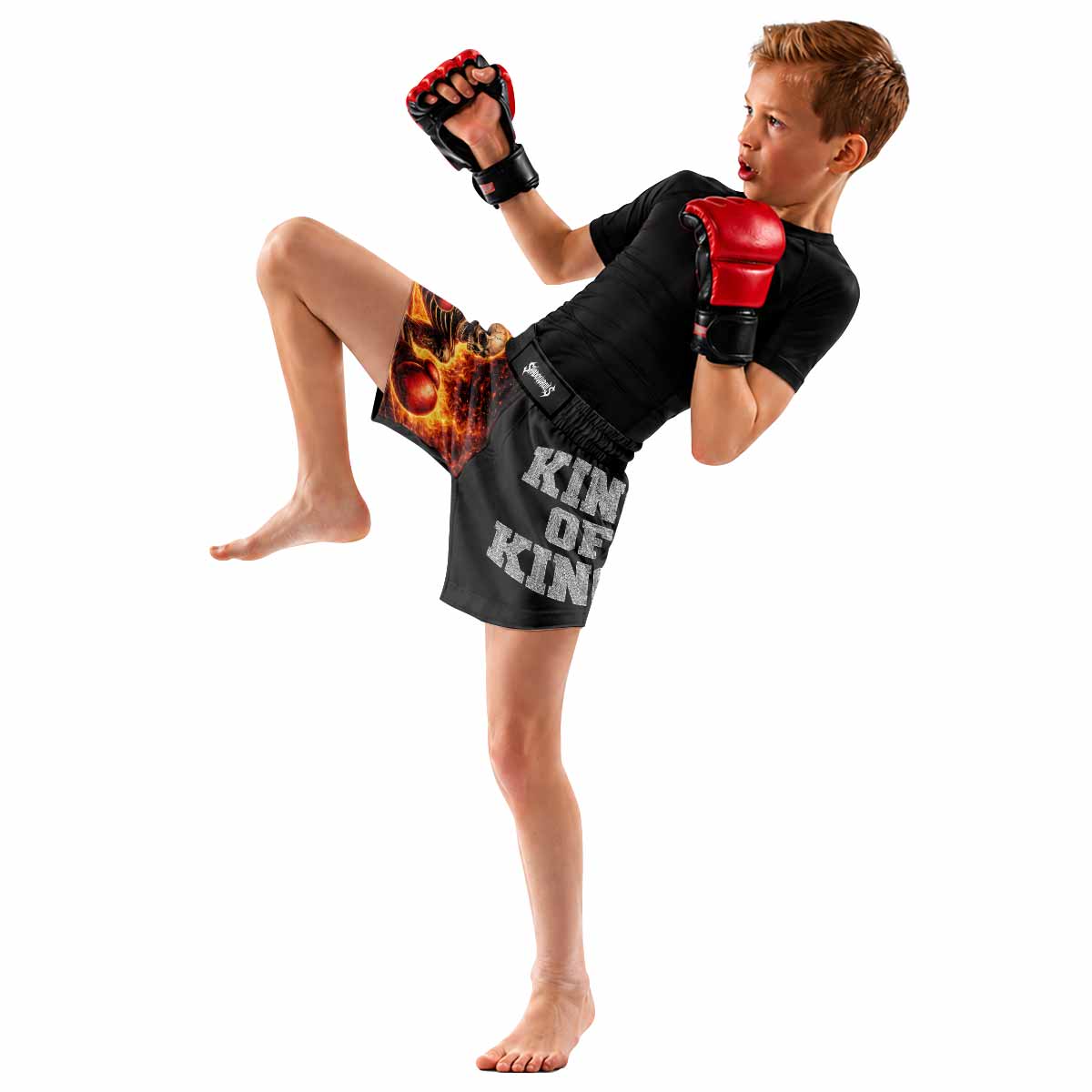Saint King of Kings Kids Grappling Shorts - lifestyle