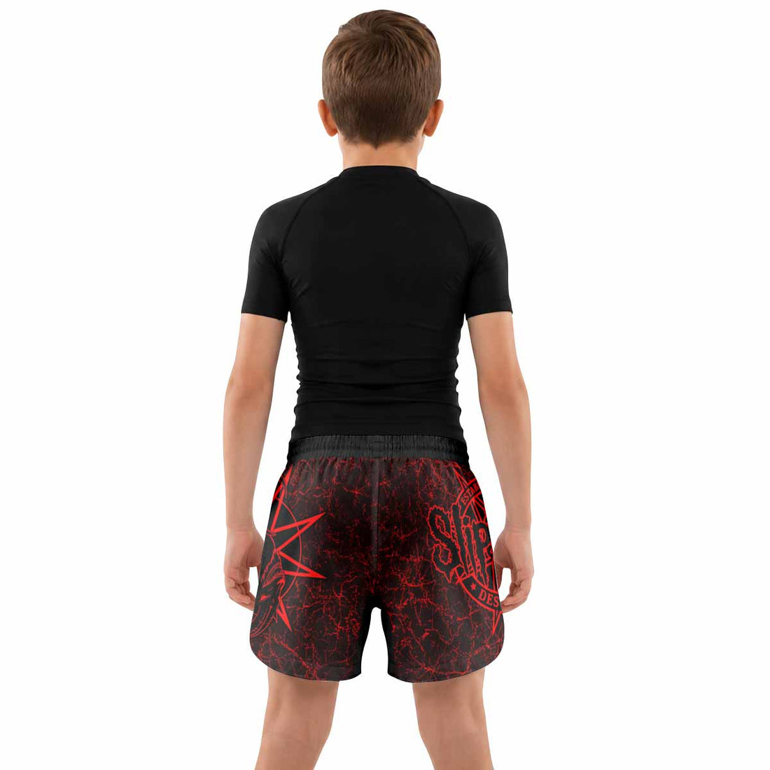 Slipknot Rotting Goat Kids Grappling Shorts - lifestyle