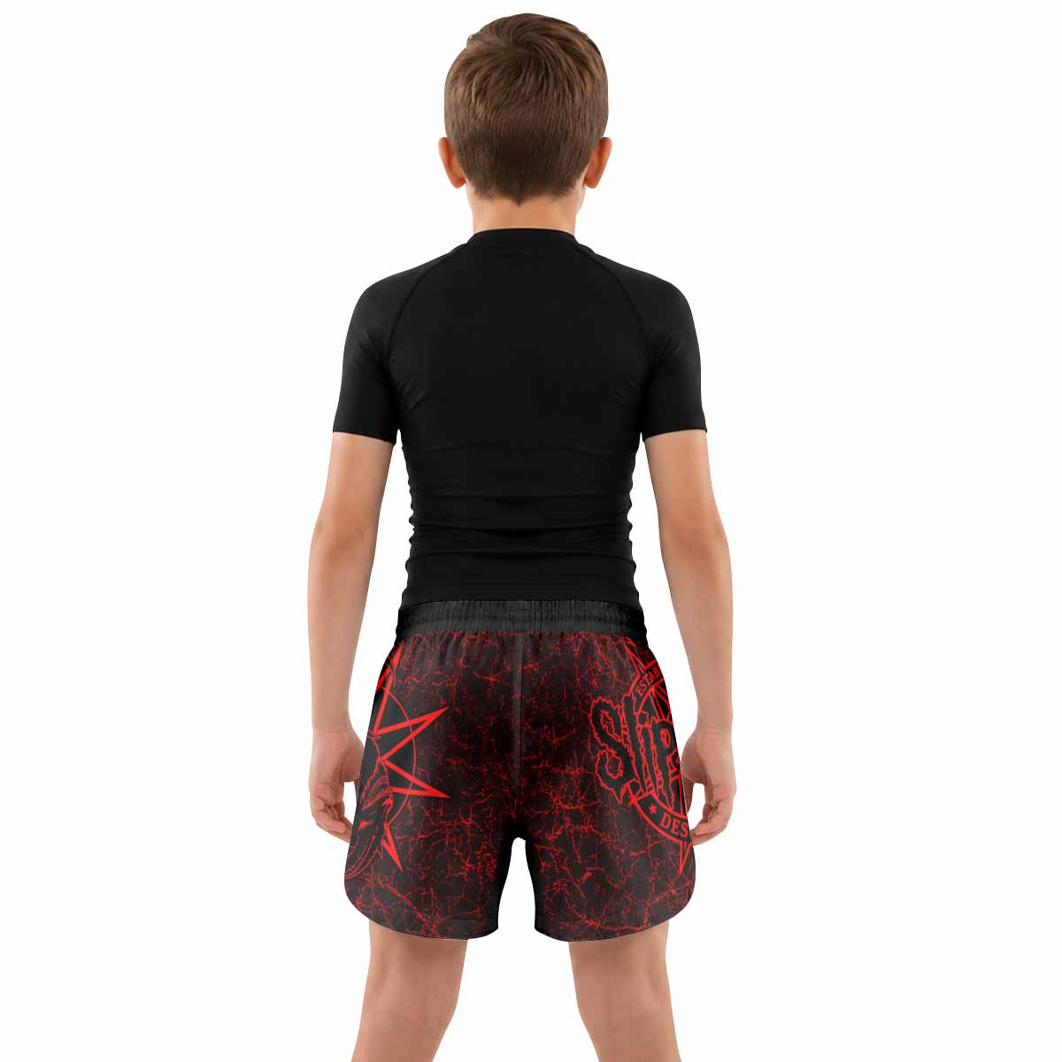 Slipknot Rotting Goat Kids Grappling Shorts - lifestyle