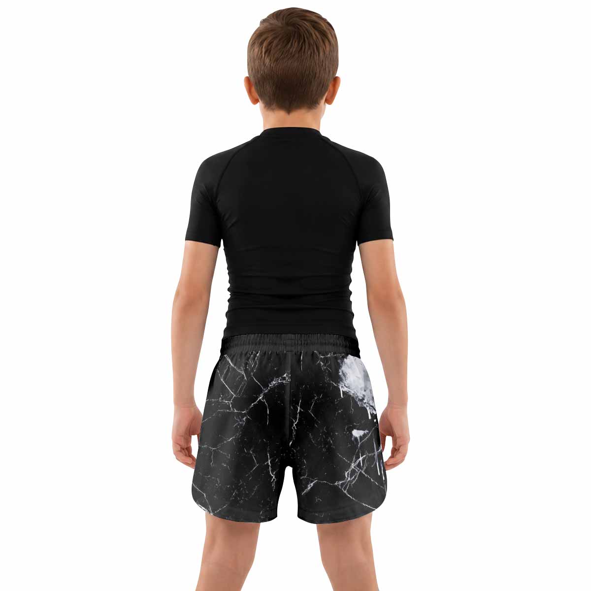 Punisher War Skull Kids Grappling Shorts - lifestyle