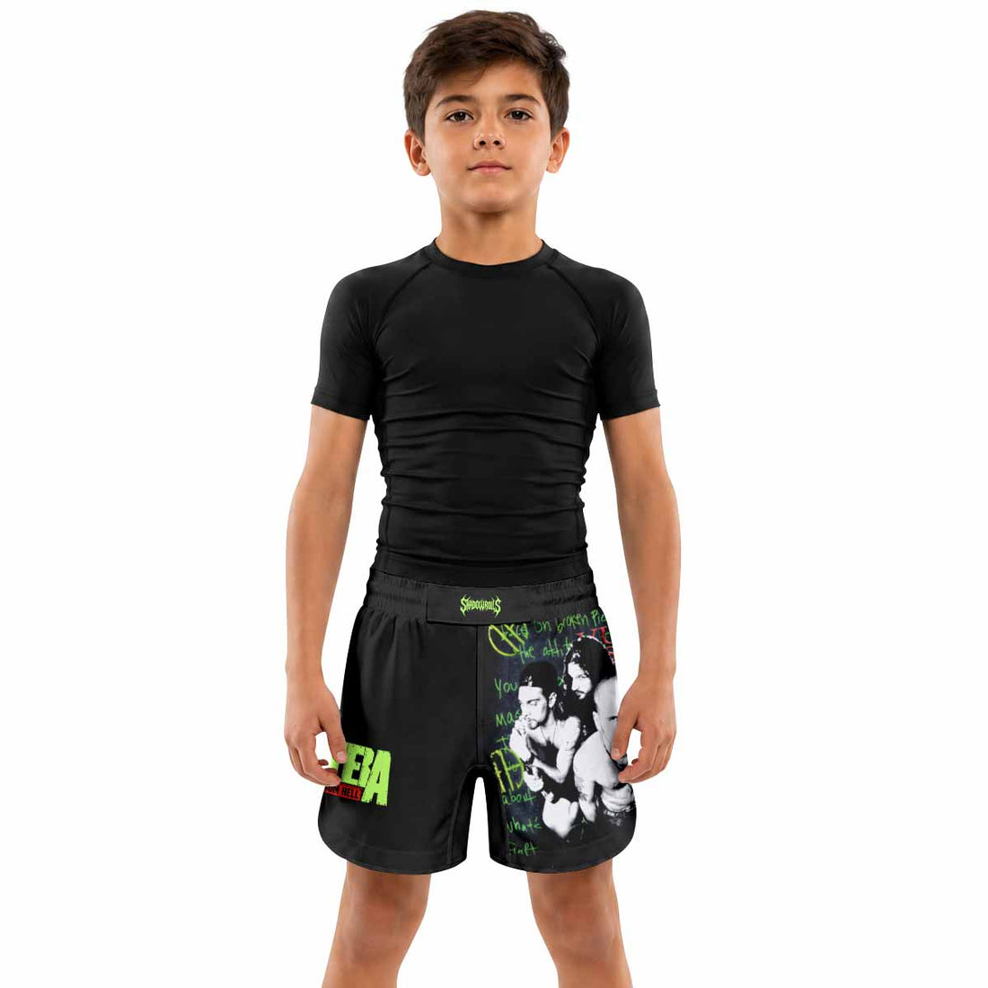 Pantera Cowboys From Hell Kids Grappling Shorts - lifestyle