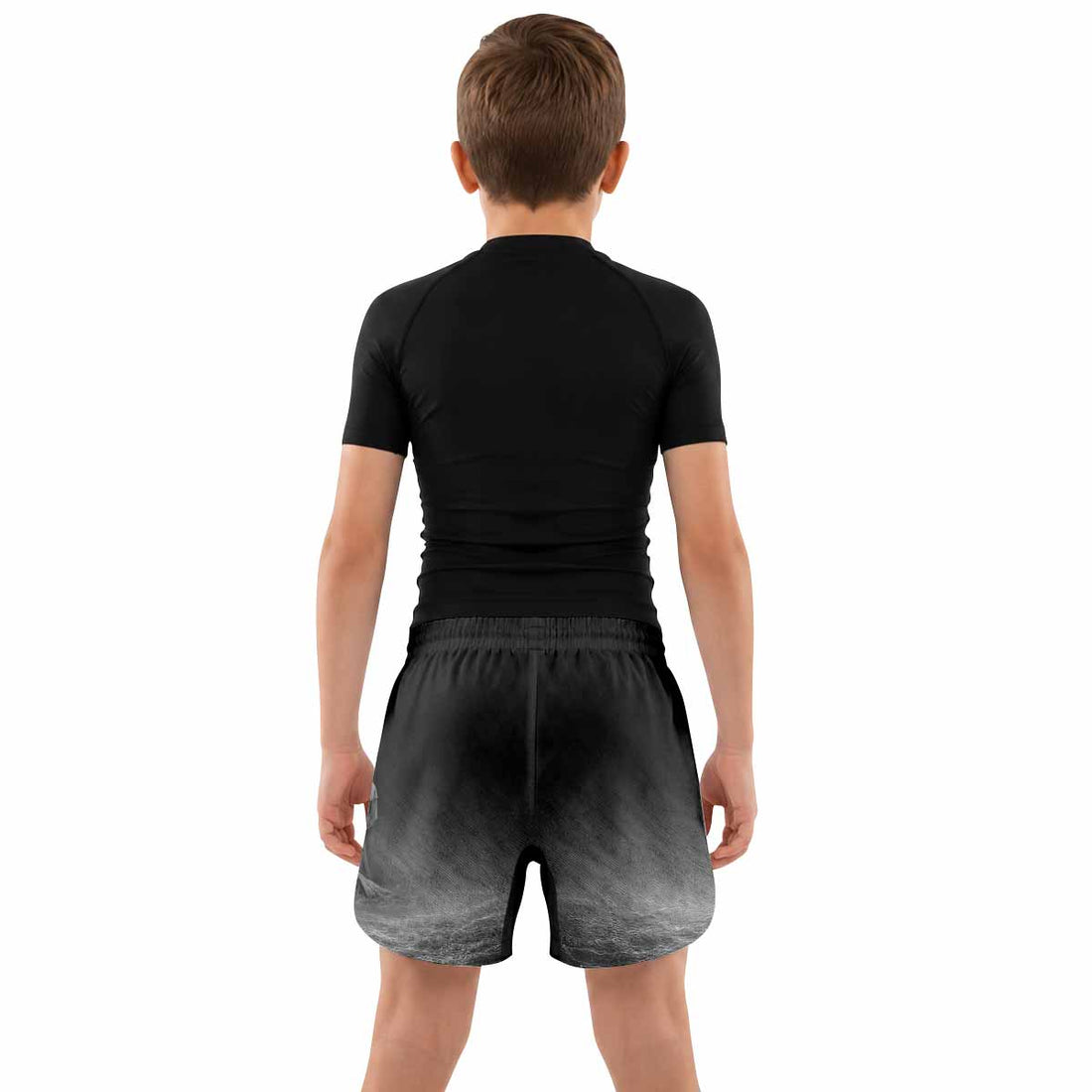 Psalms 23:4 NIV Kids Grappling Shorts - lifestyle