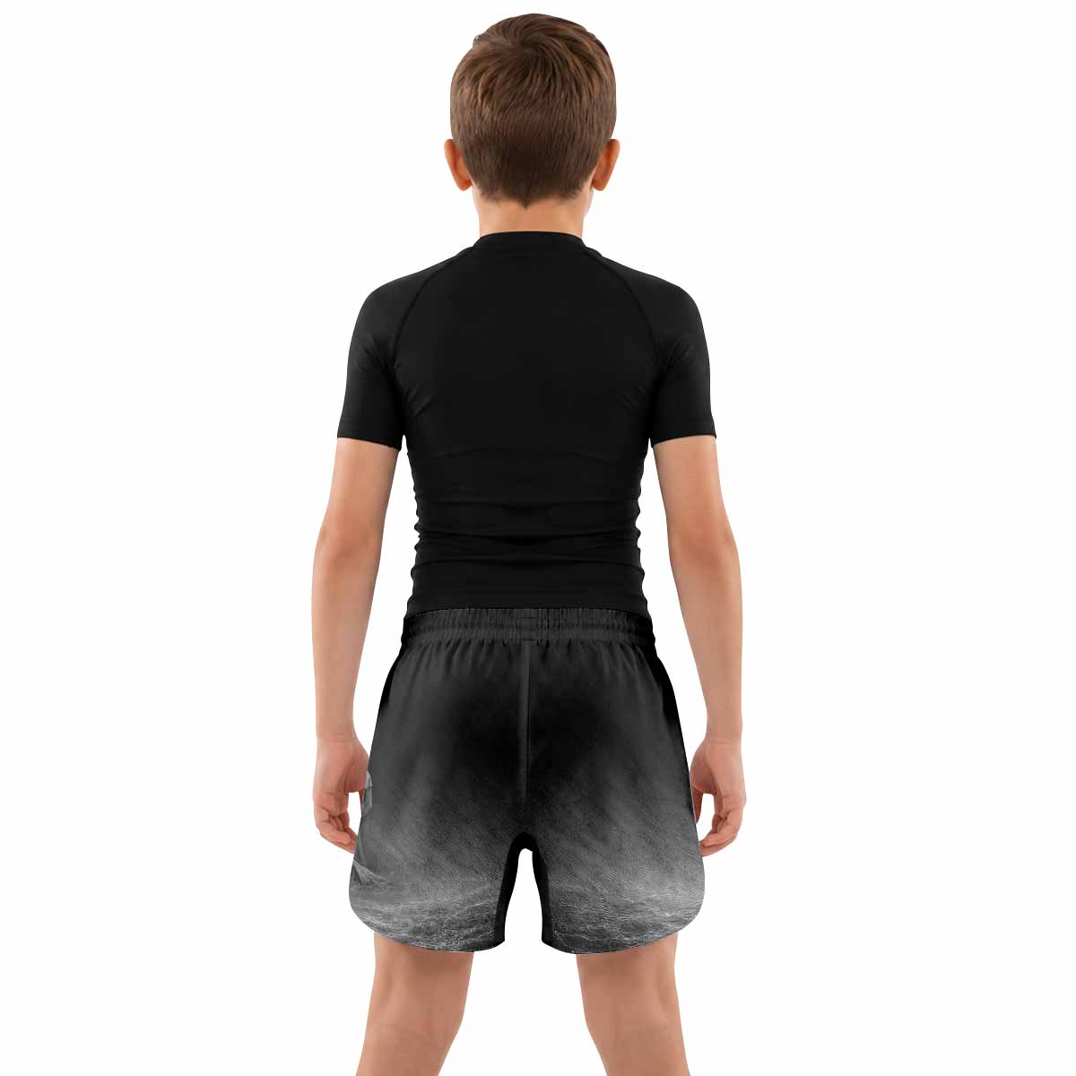 Psalms 23:4 NIV Kids Grappling Shorts - lifestyle