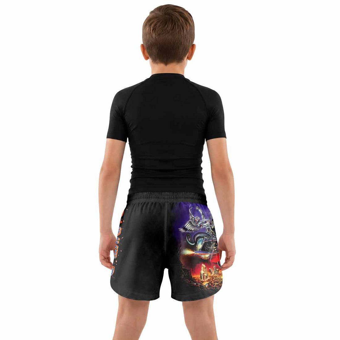Judas Priest Painkiller Kids Grappling Shorts - lifestyle