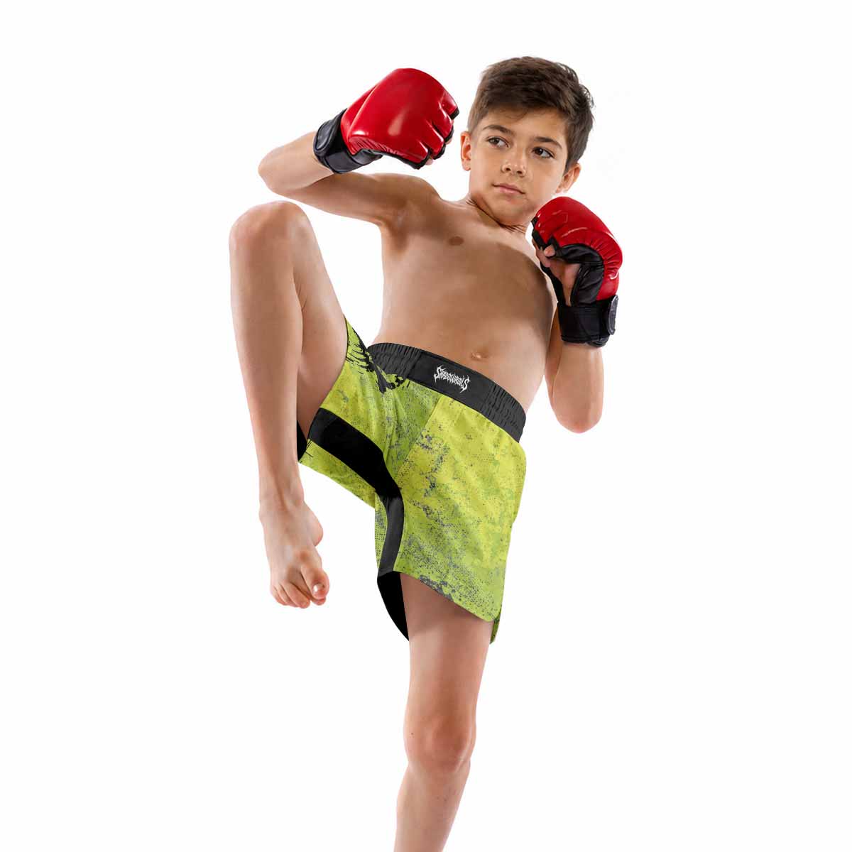 The Punisher Skull Kids Grappling Shorts - lifestyle