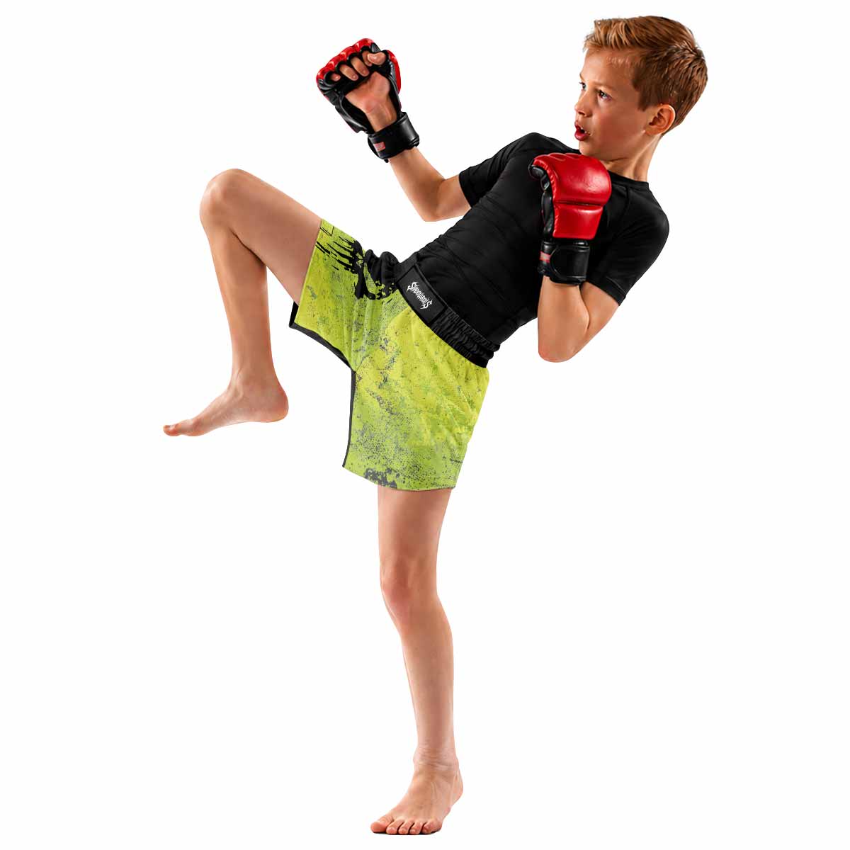 The Punisher Skull Kids Grappling Shorts - lifestyle
