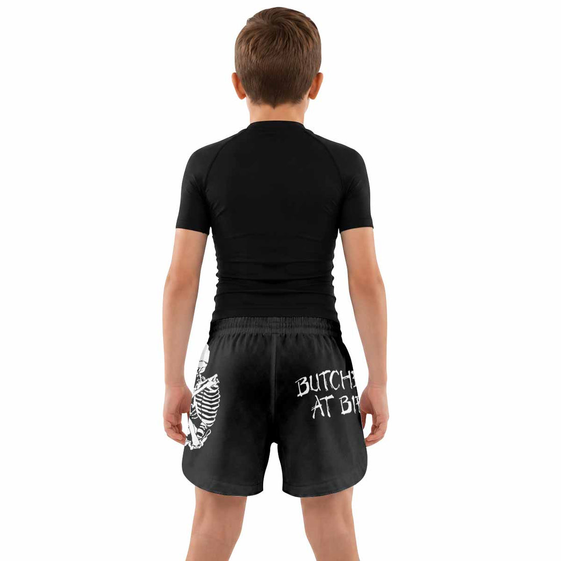 Cannibal Corpse Butchered at Birth Kids Grappling Shorts - lifestyle