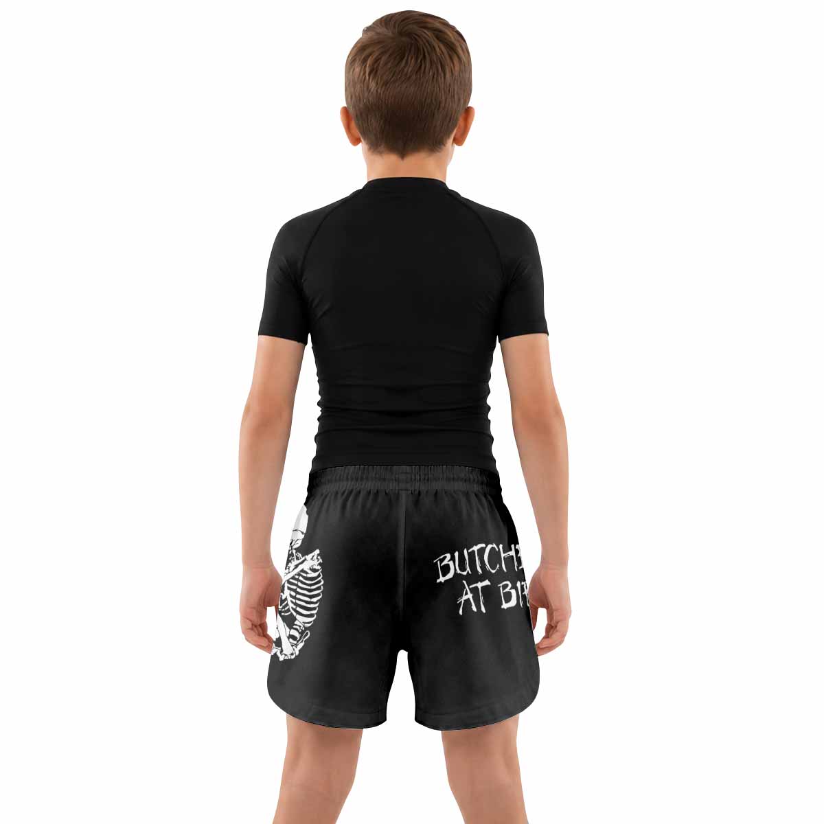 Cannibal Corpse Butchered at Birth Kids Grappling Shorts - lifestyle