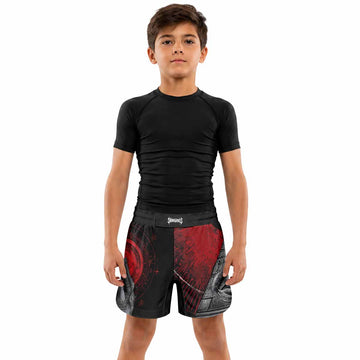 All Seeing Eye Kids Grappling Shorts - lifestyle
