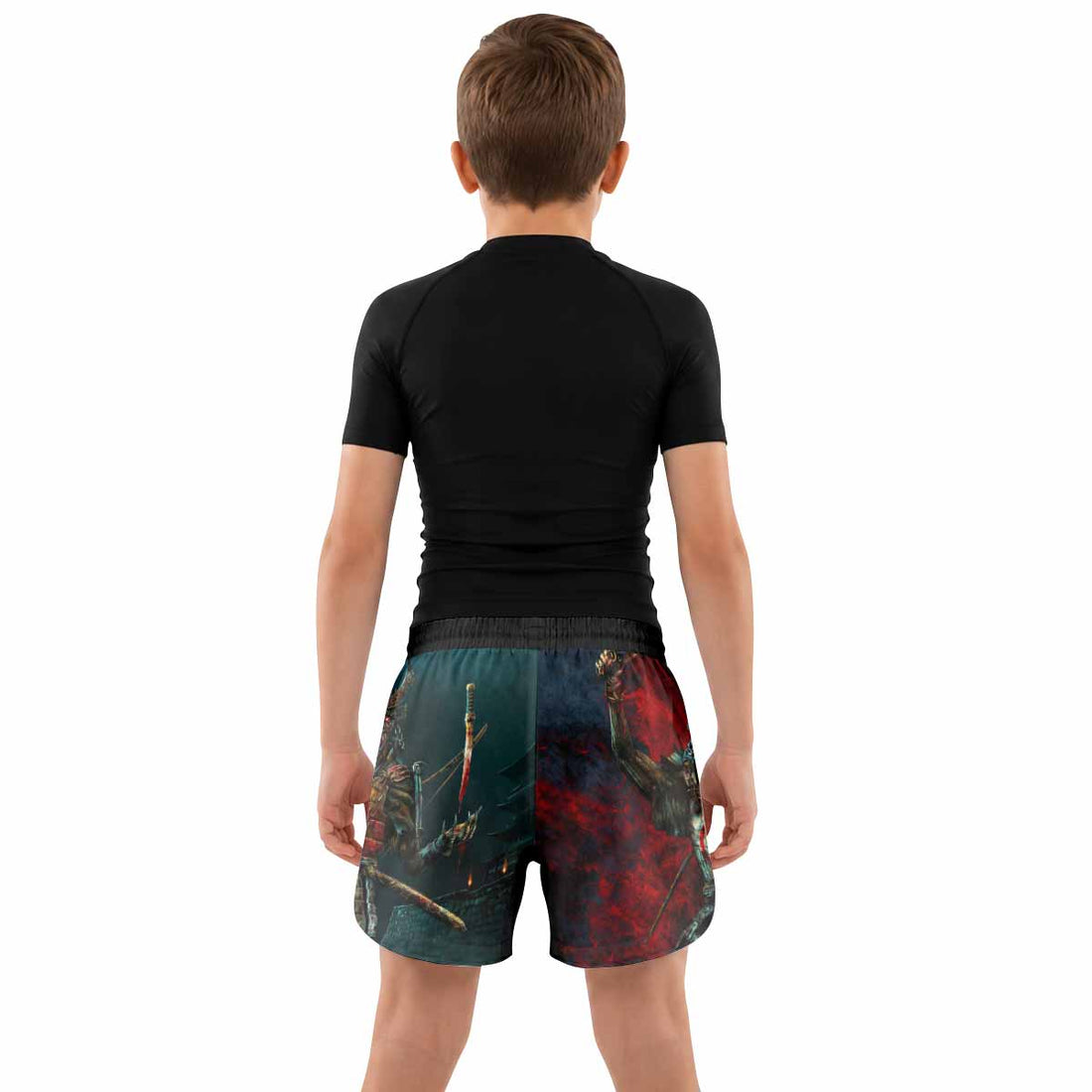 Iron Maiden Senjutsu Kids Grappling Shorts - lifestyle