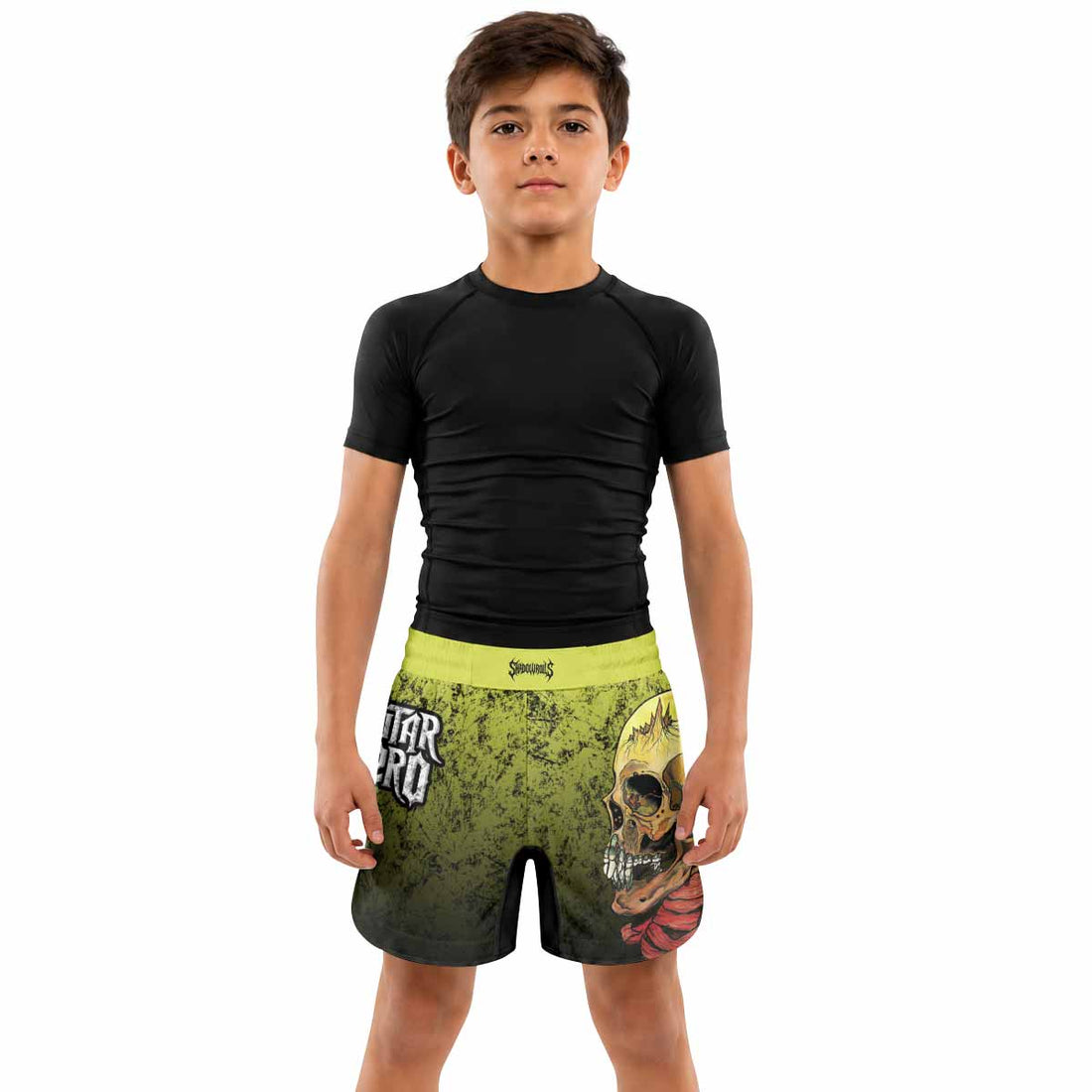 Guitar Hero Skull Kids Grappling Shorts - lifestyle