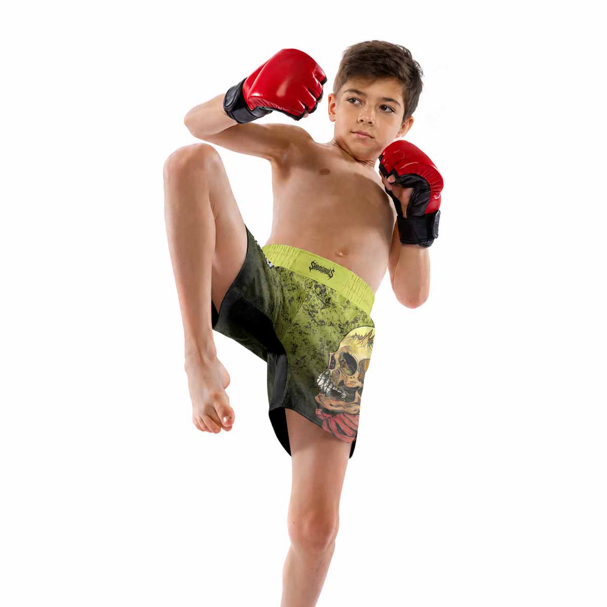 Guitar Hero Skull Kids Grappling Shorts - lifestyle