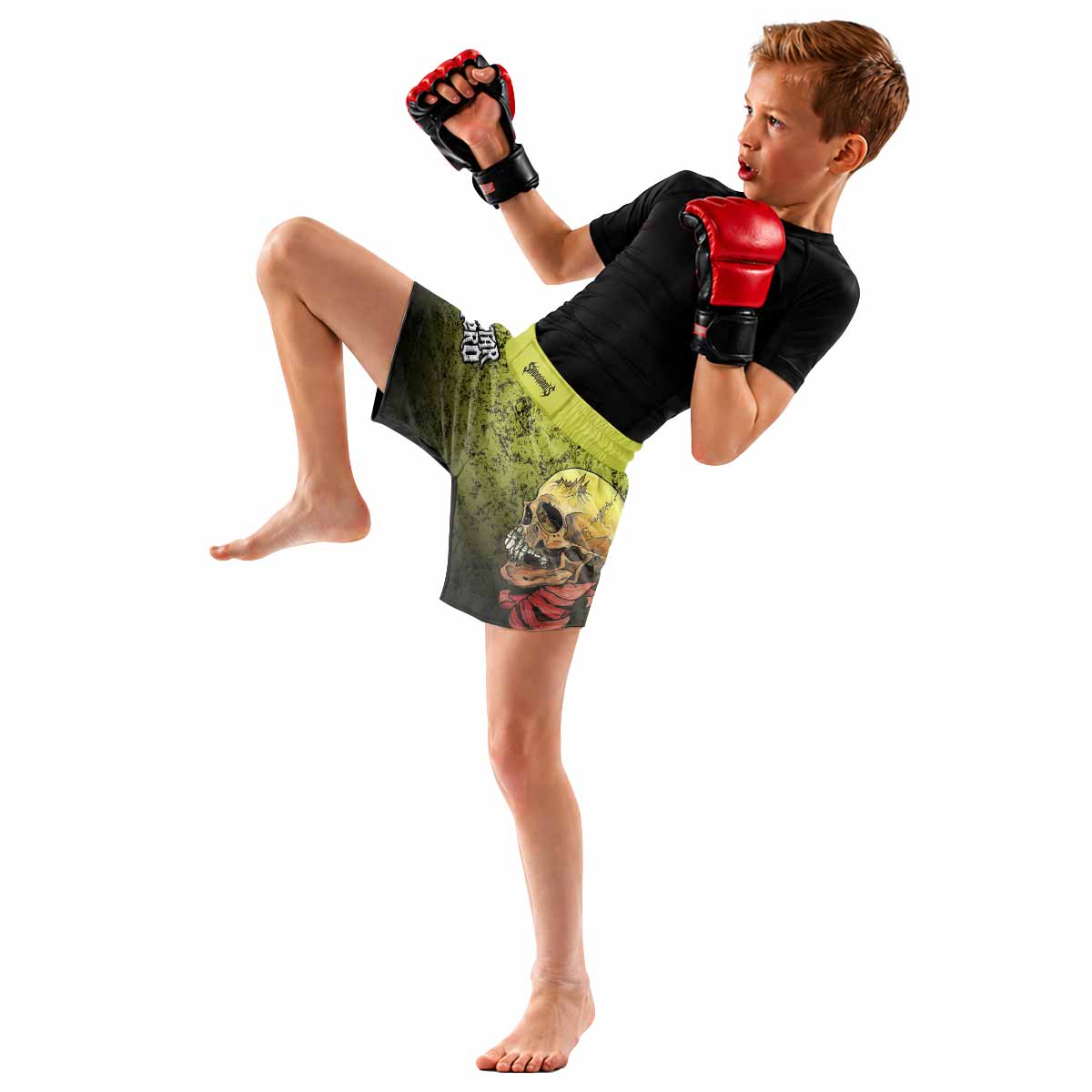 Guitar Hero Skull Kids Grappling Shorts - lifestyle