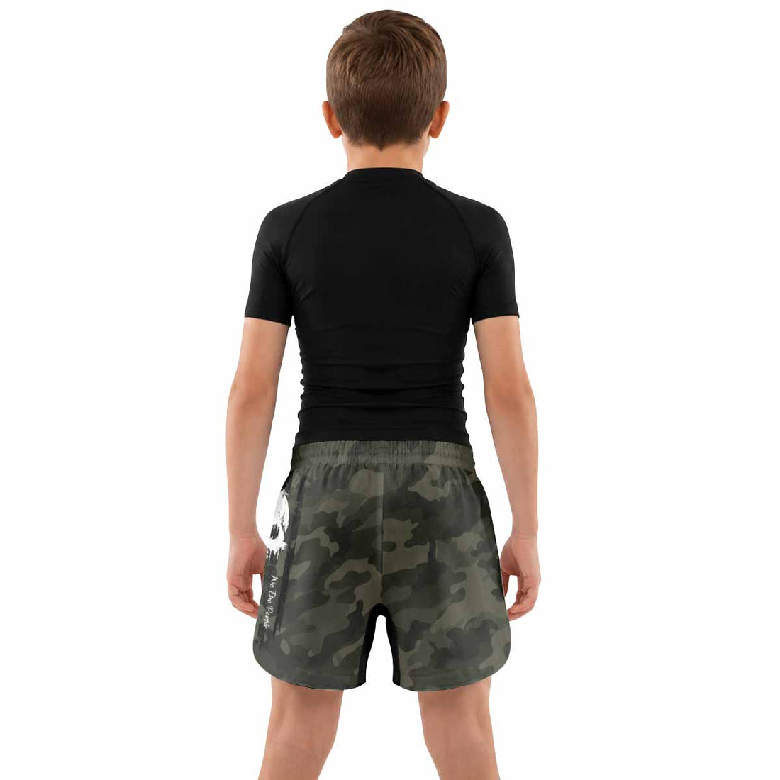 The Punisher Skull We The People Kids Grappling Shorts - lifestyle