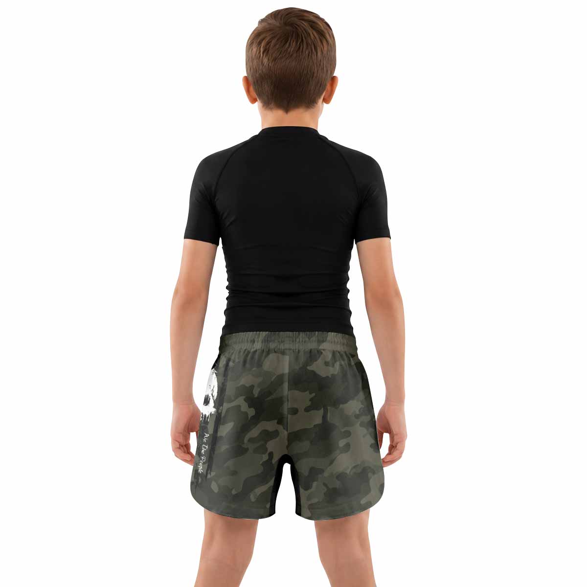The Punisher Skull We The People Kids Grappling Shorts - lifestyle