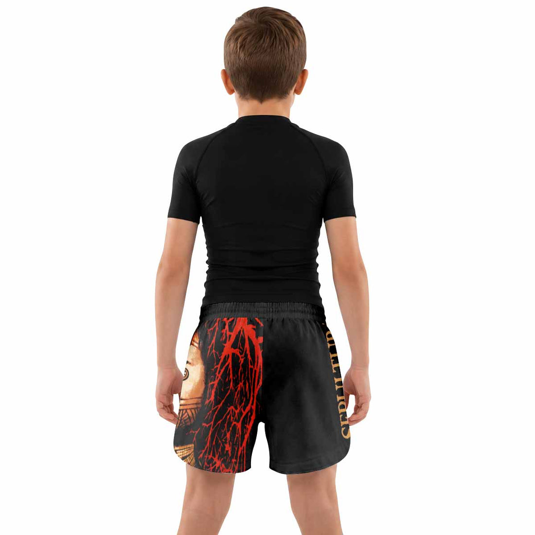 Sepultura Roots Kids Grappling Shorts - lifestyle