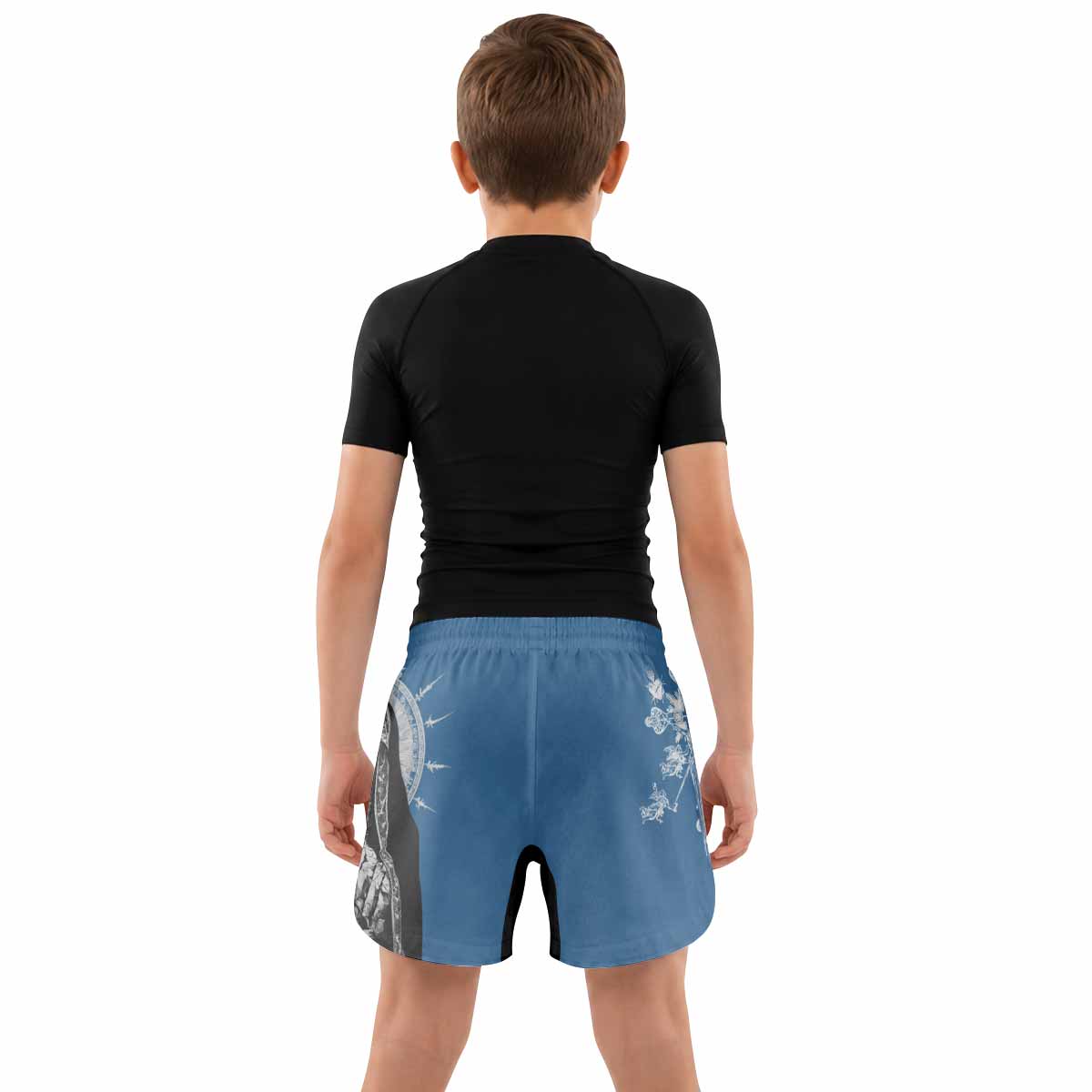 Our Lady of Sorrows Kids Grappling Shorts - lifestyle