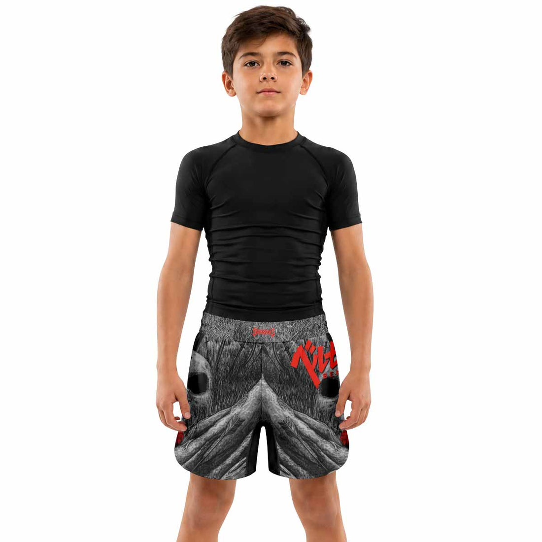 Berserk Eclipse Kids Grappling Shorts - lifestyle