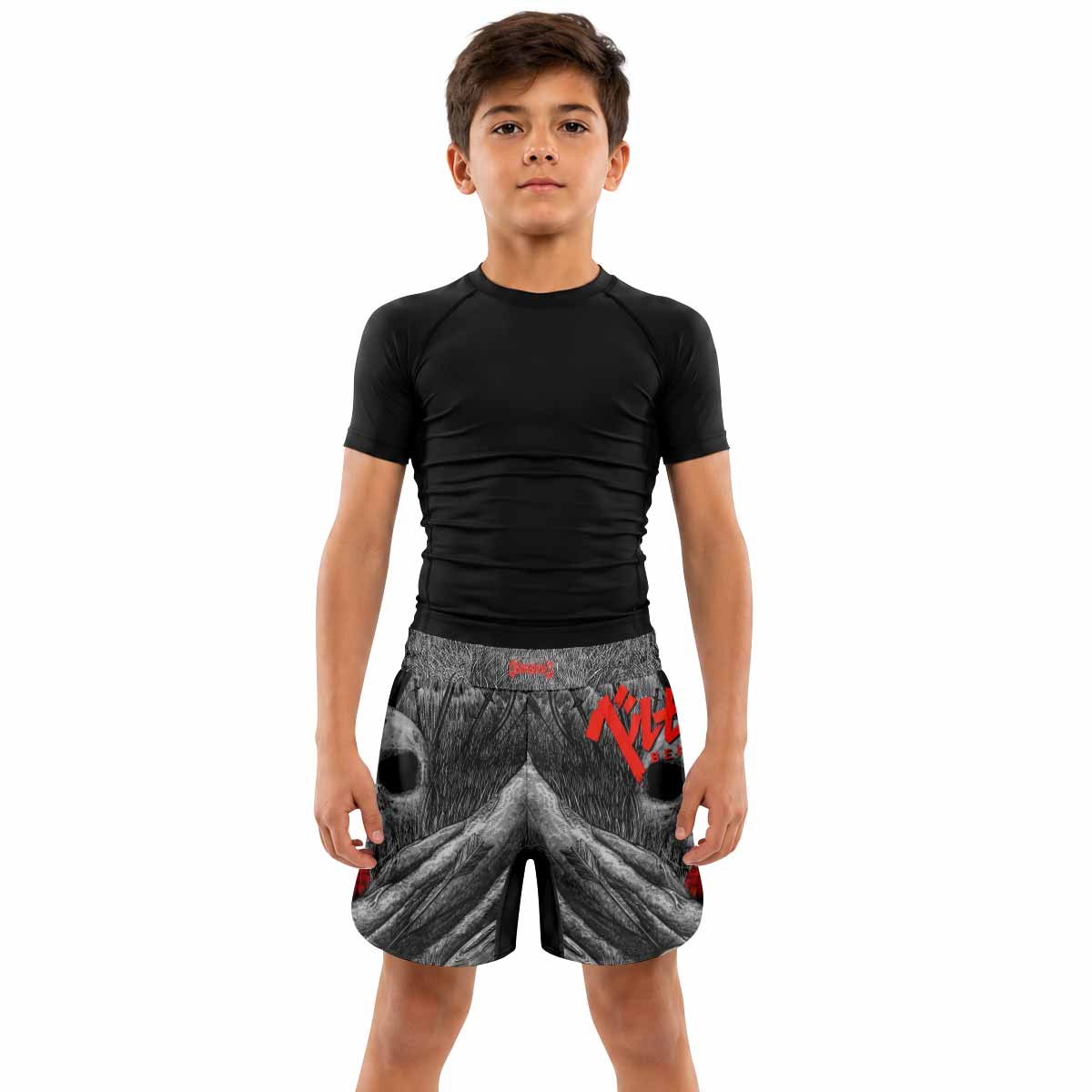 Berserk Eclipse Kids Grappling Shorts - lifestyle
