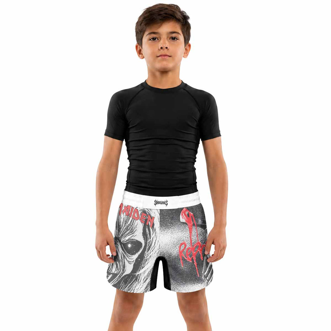 Iron Maiden Killers Kids Grappling Shorts - lifestyle