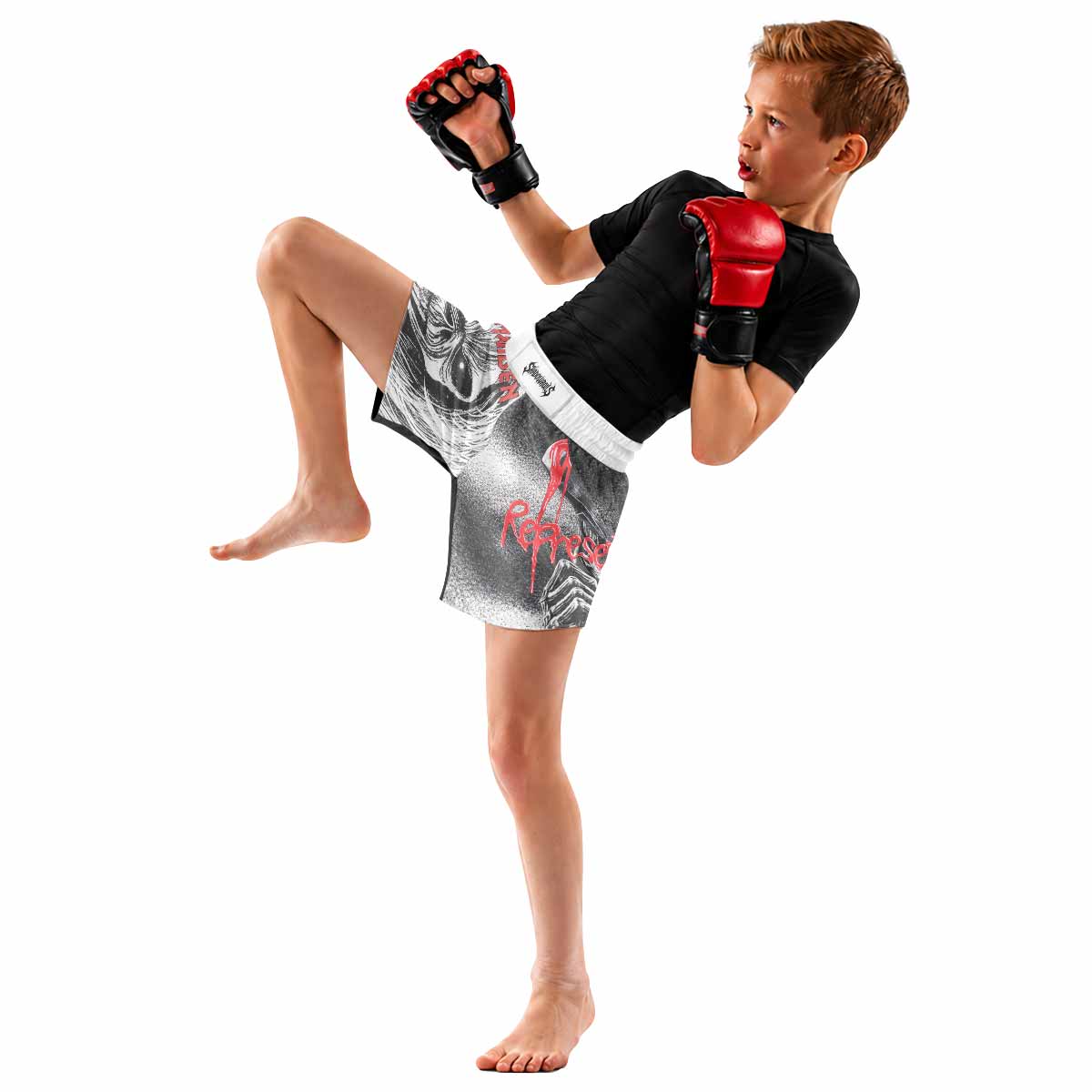Iron Maiden Killers Kids Grappling Shorts - lifestyle