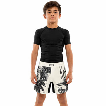 Korn Eye Of Heart Kids Grappling Shorts - lifestyle