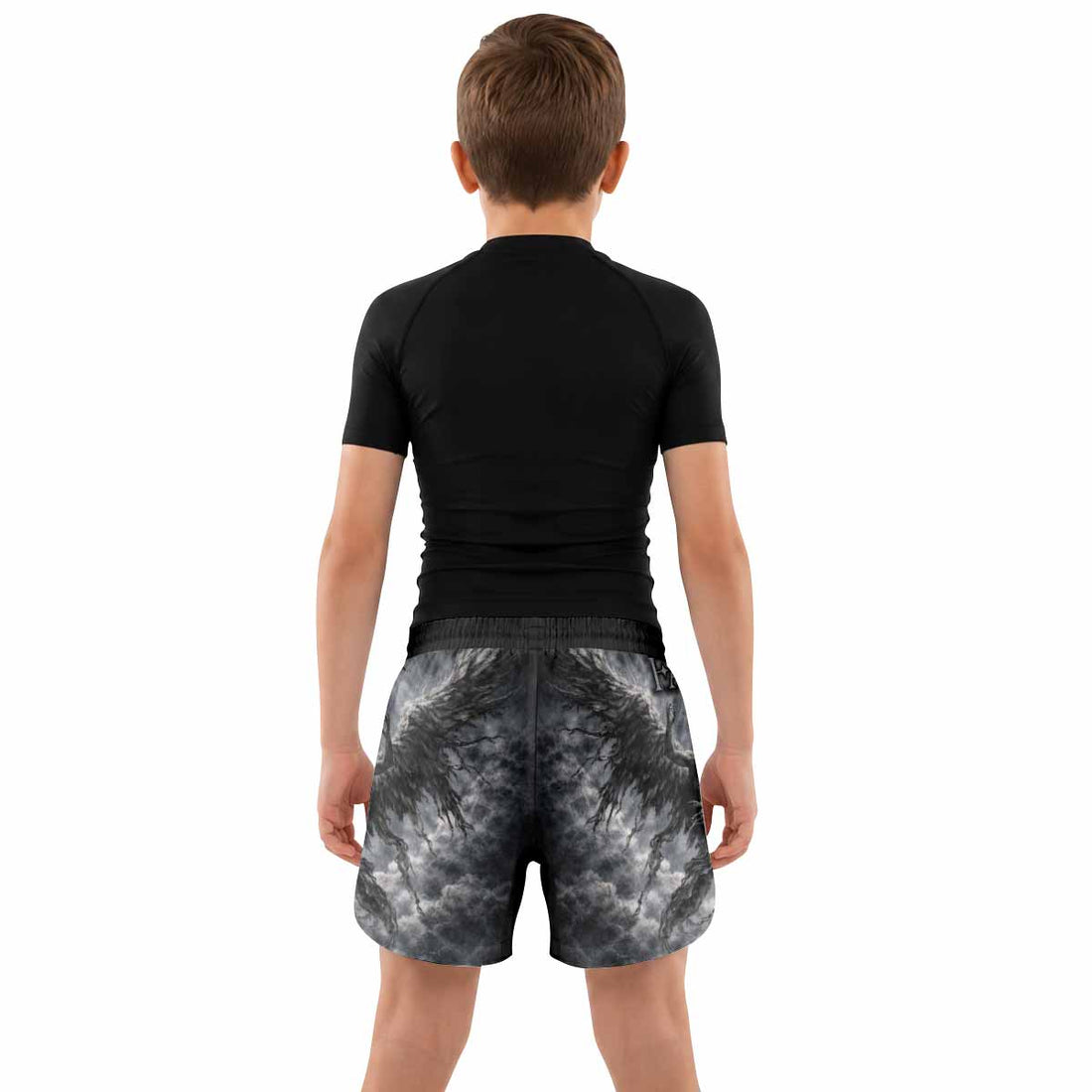 Fallen Angels Kids Grappling Shorts - lifestyle