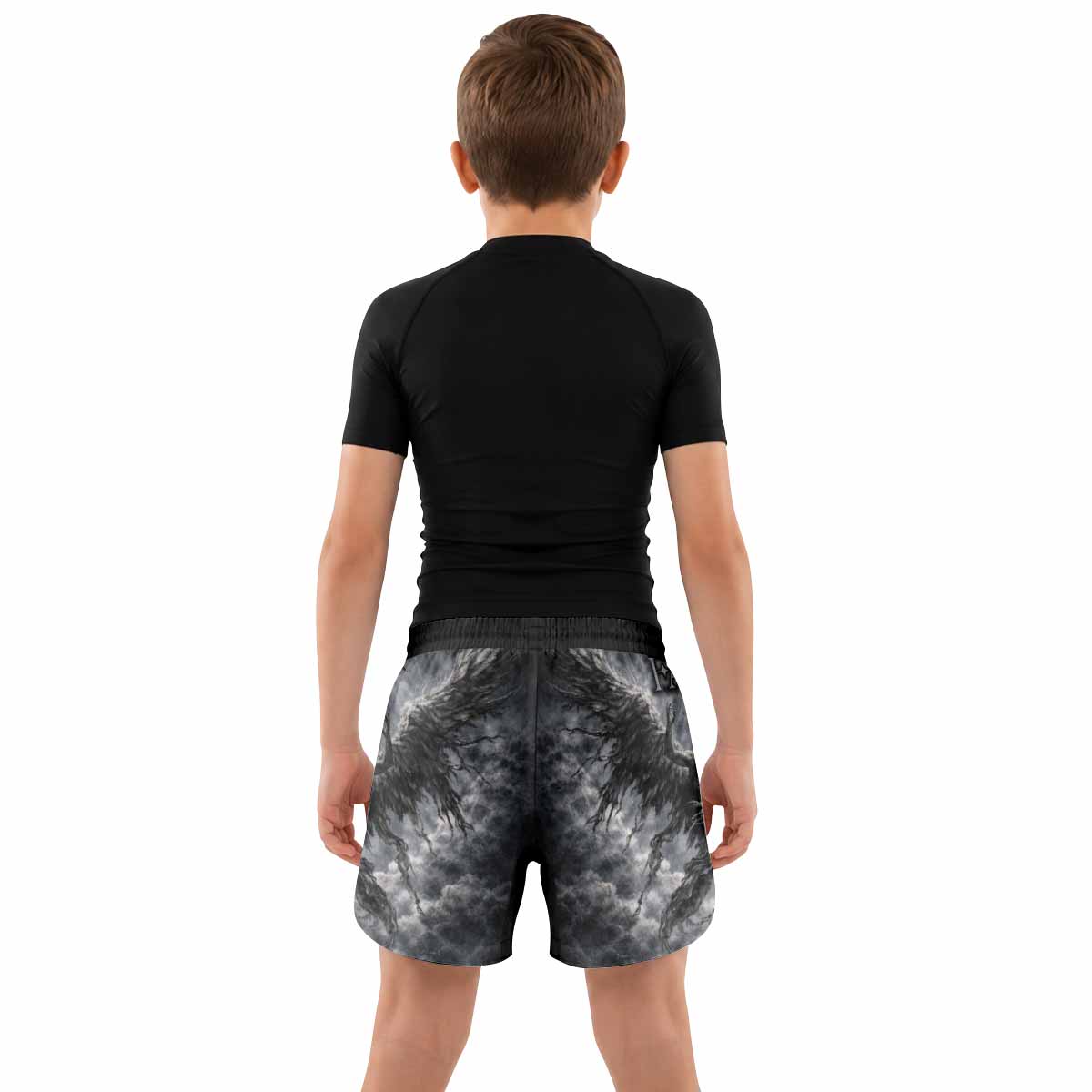 Fallen Angels Kids Grappling Shorts - lifestyle