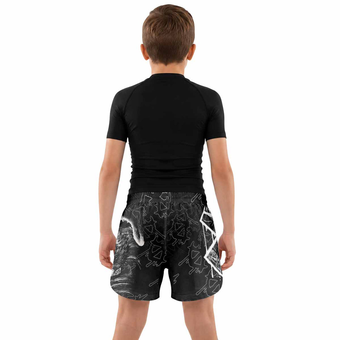 Berserk Forged In Blood Kids Grappling Shorts - lifestyle