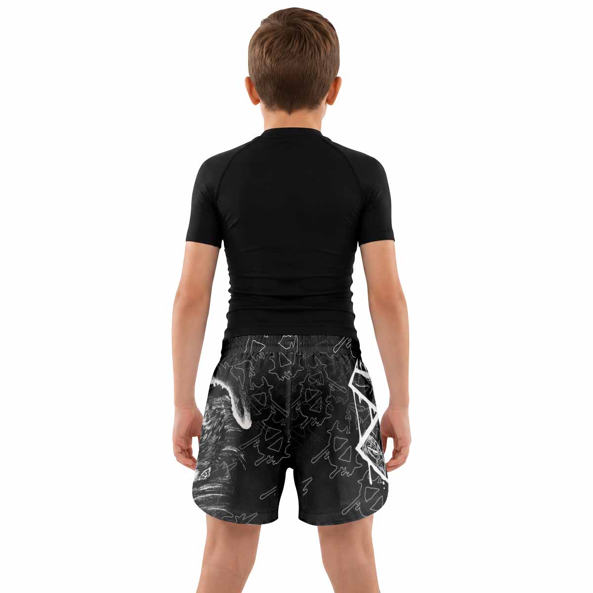 Berserk Forged In Blood Kids Grappling Shorts - lifestyle