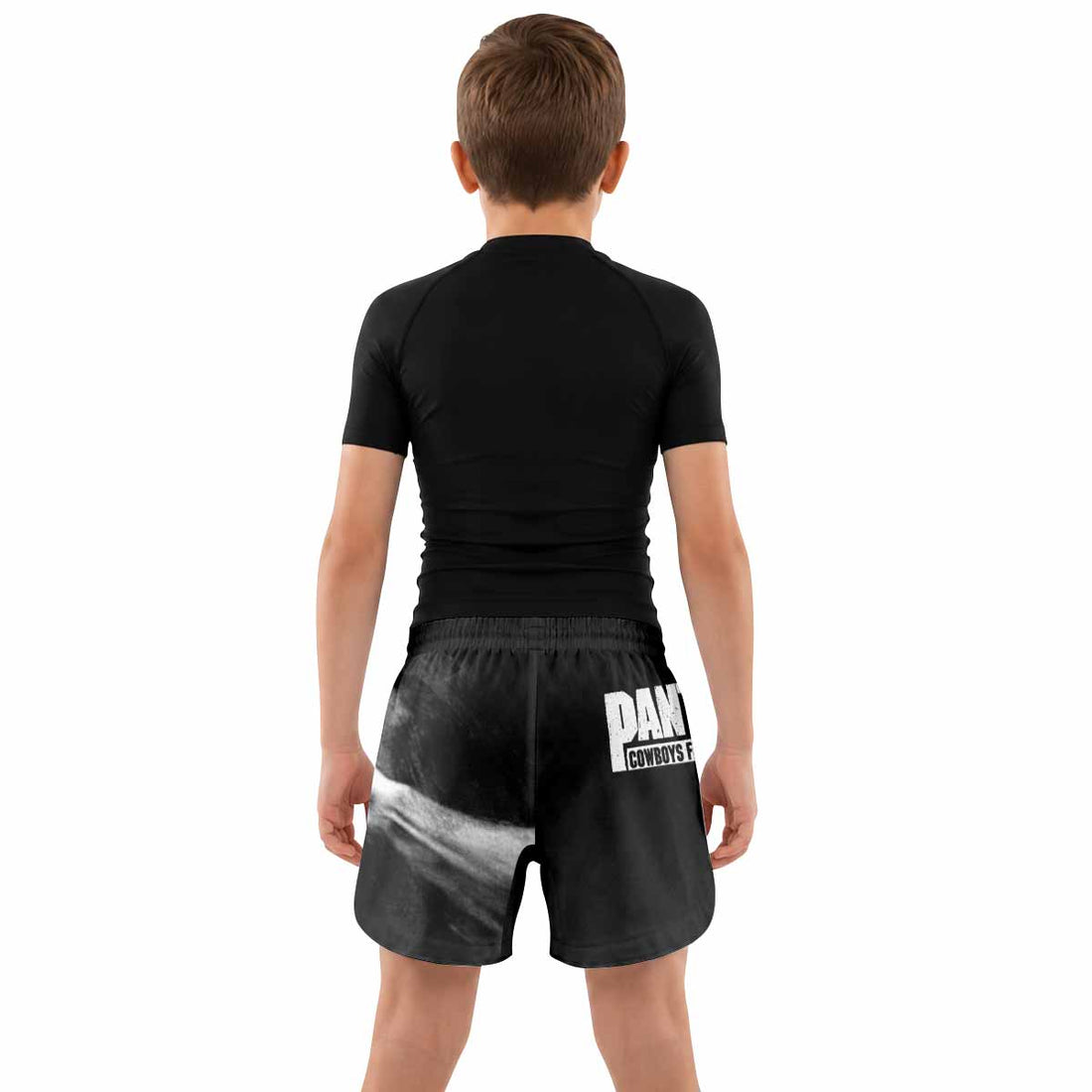 Pantera Stronger Than All Kids Grappling Shorts - lifestyle