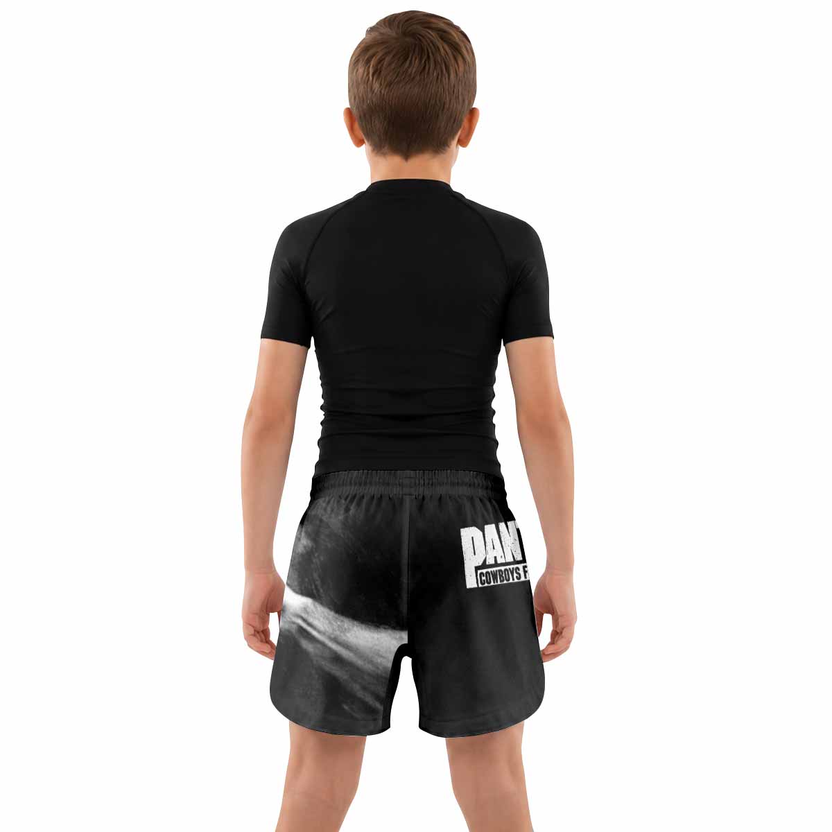 Pantera Stronger Than All Kids Grappling Shorts - lifestyle