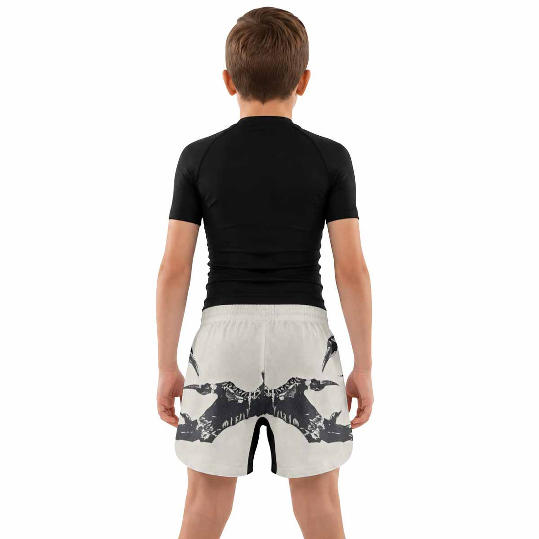 Monster Claw with Cross Kids Grappling Shorts - lifestyle