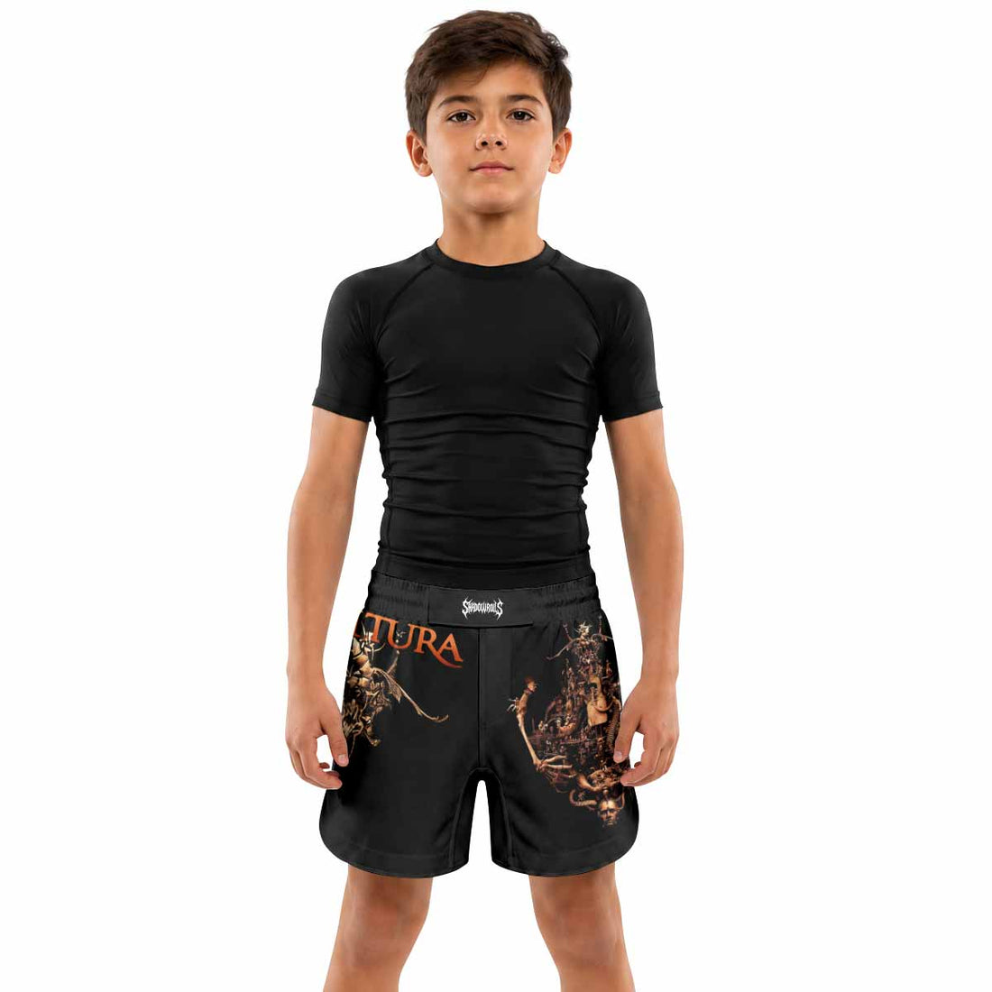 Sepultura A-Lex Kids Grappling Shorts - lifestyle