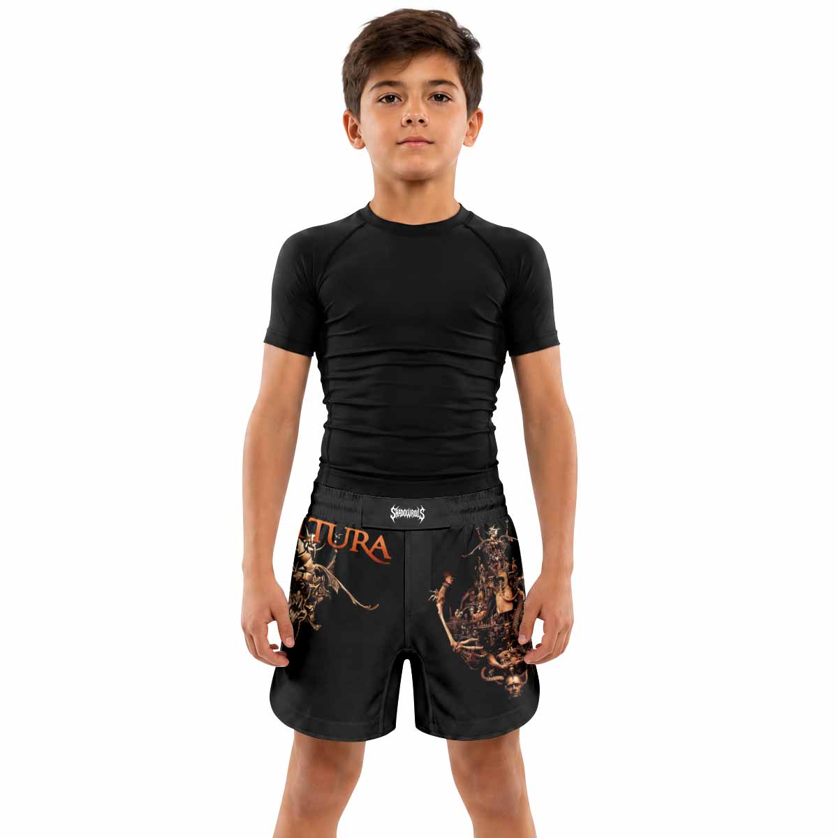 Sepultura A-Lex Kids Grappling Shorts - lifestyle