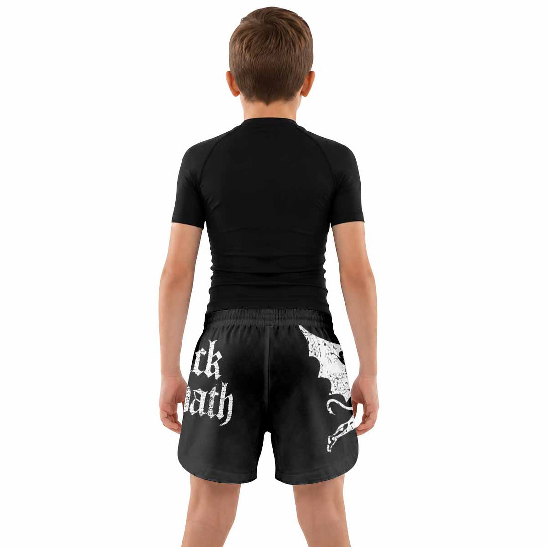 Black Sabbath Sabbath Bloody Sabbath Kids Grappling Shorts - lifestyle