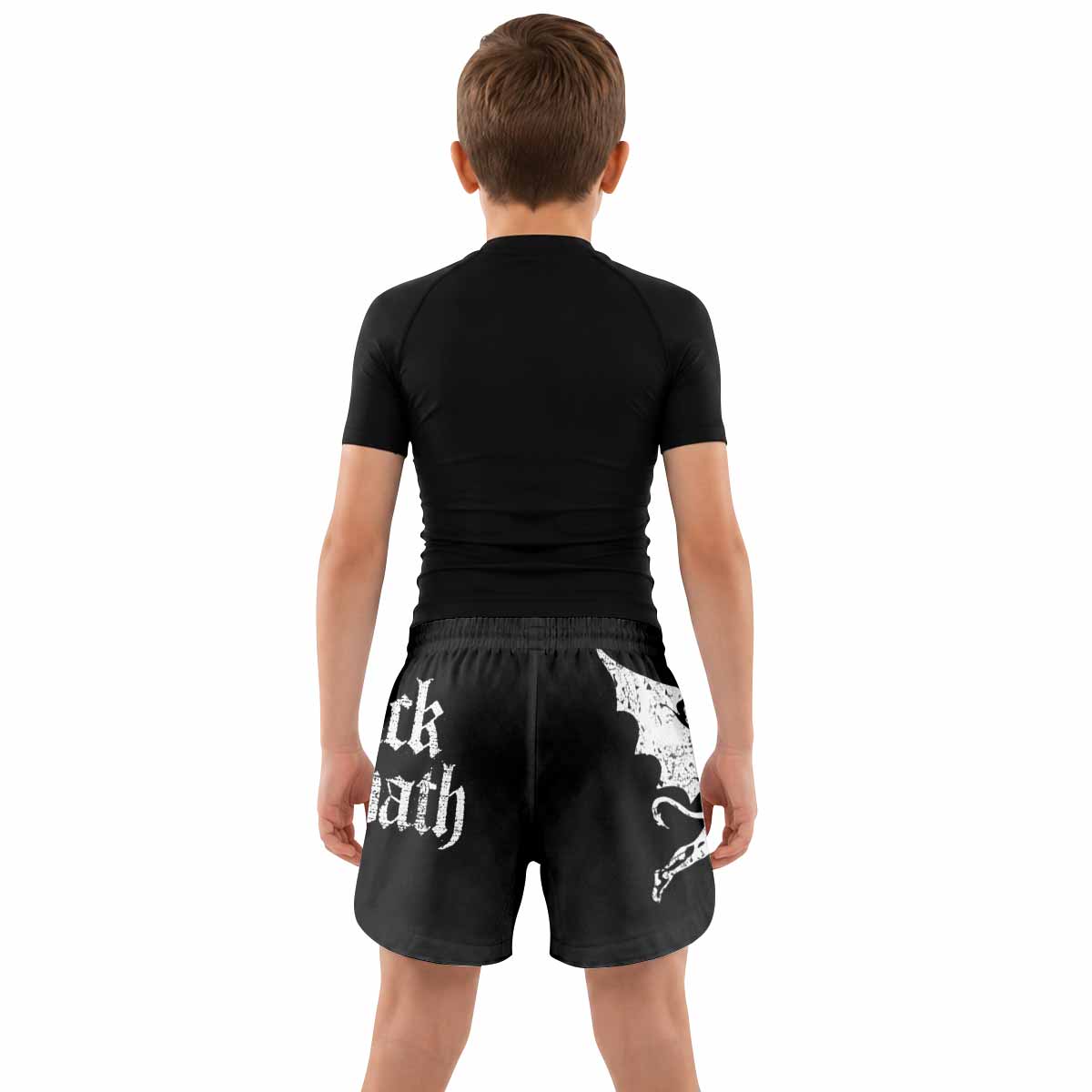 Black Sabbath Sabbath Bloody Sabbath Kids Grappling Shorts - lifestyle