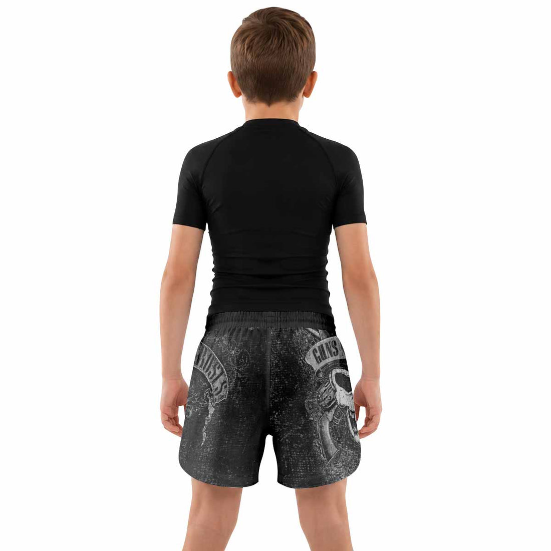 Guns N' Roses Skull Kids Grappling Shorts - lifestyle