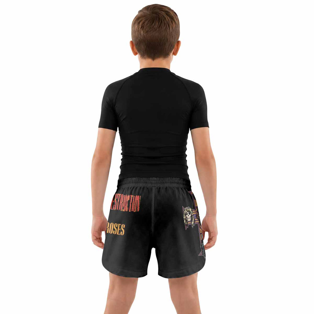 Appetite for Destruction Guns N' Roses Kids Grappling Shorts - lifestyle