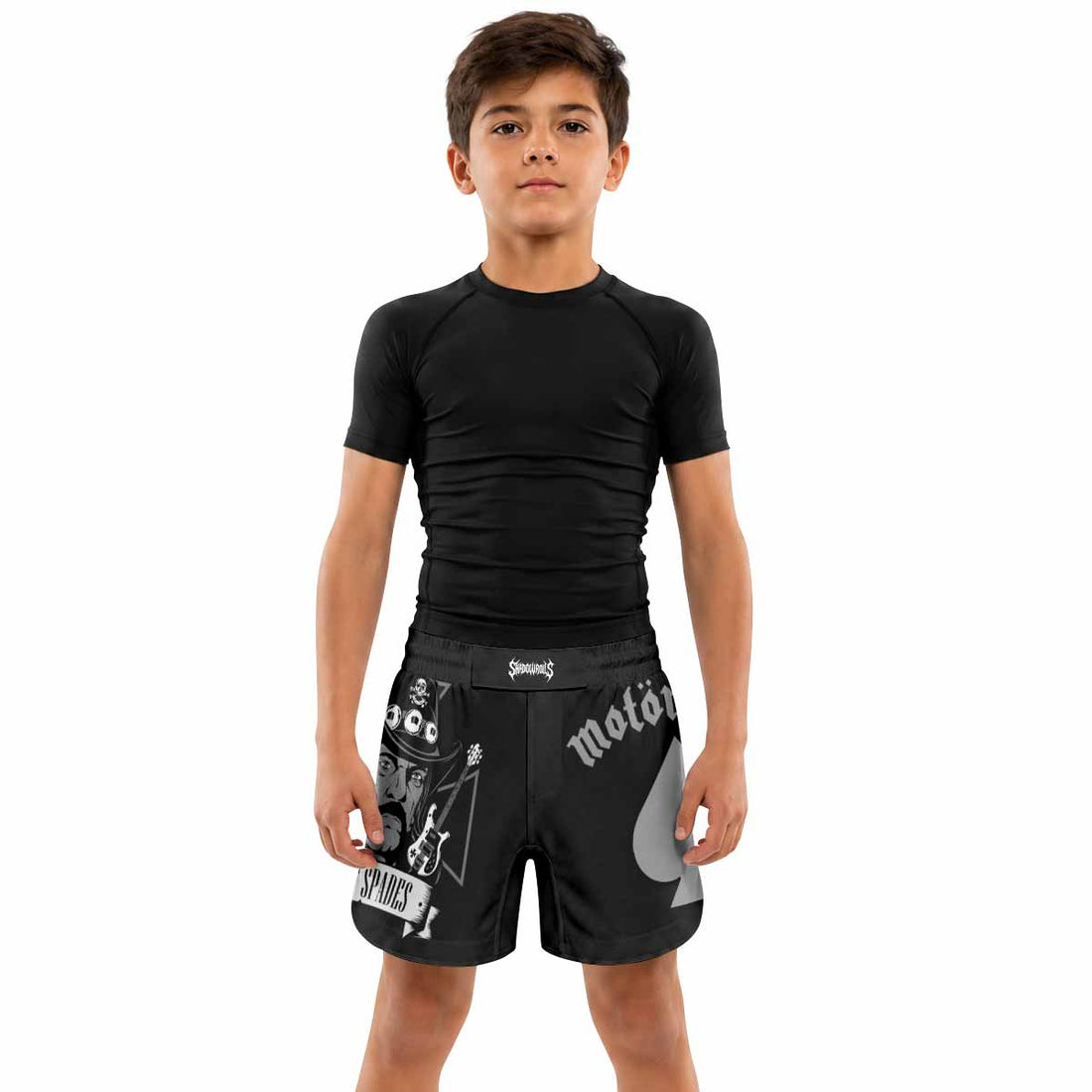Motörhead Ace of Spades Kids Grappling Shorts - lifestyle