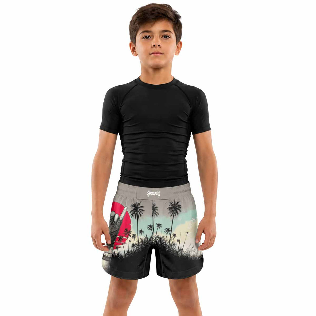 Mötley Crüe Too Fast for Love Kids Grappling Shorts - lifestyle