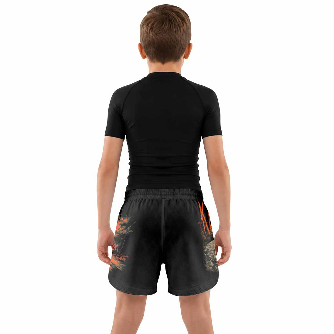 Korn Follow Cliff Kids Grappling Shorts - lifestyle