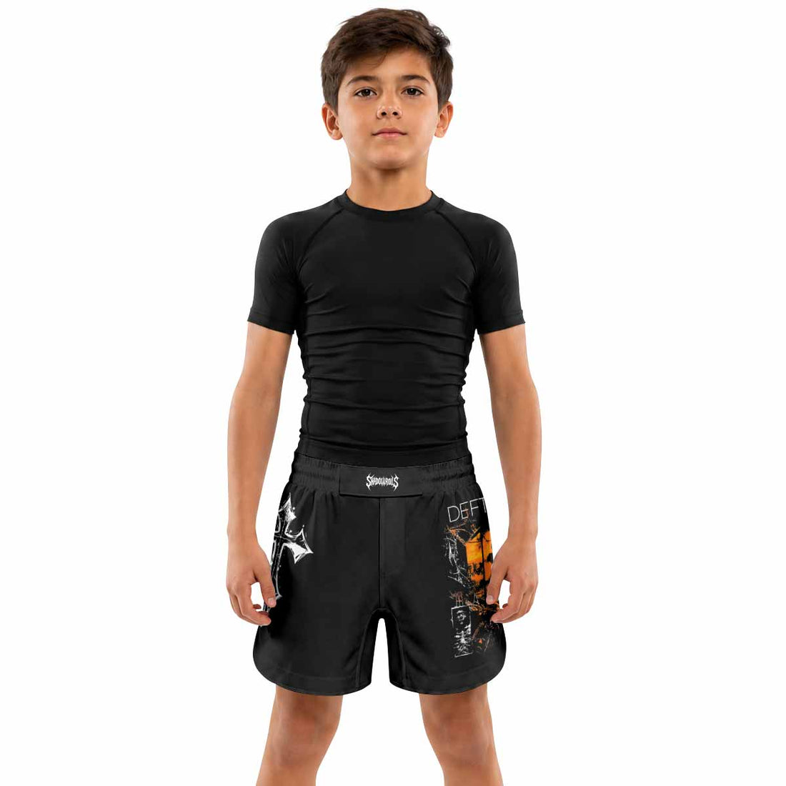 Deftones Etombed Kids Grappling Shorts - lifestyle