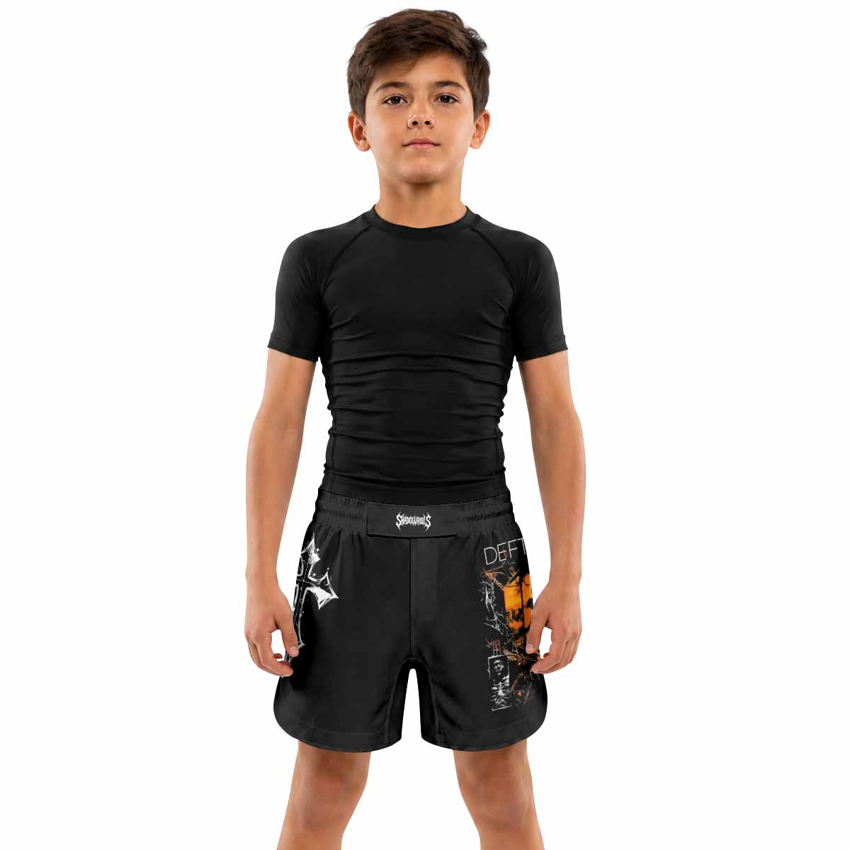 Deftones Etombed Kids Grappling Shorts - lifestyle