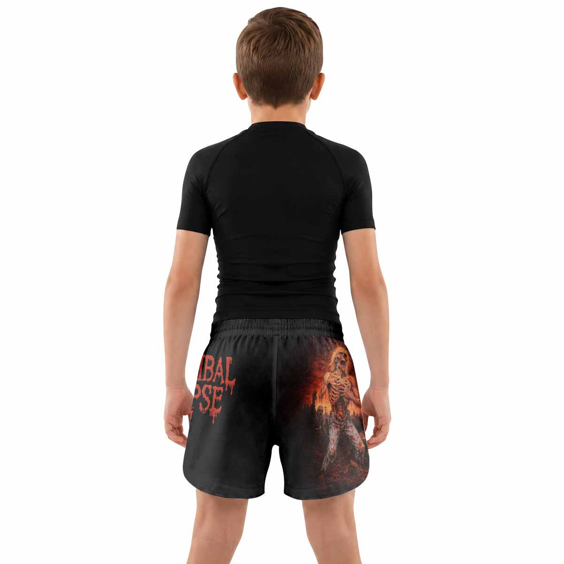 Cannibal Corpse Eaten Back to Life Kids Grappling Shorts - lifestyle