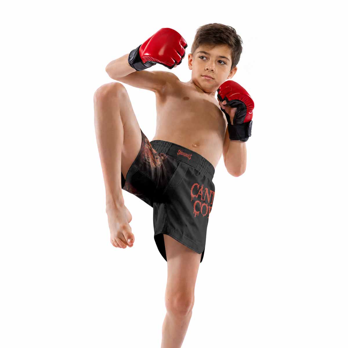 Cannibal Corpse Eaten Back to Life Kids Grappling Shorts - lifestyle