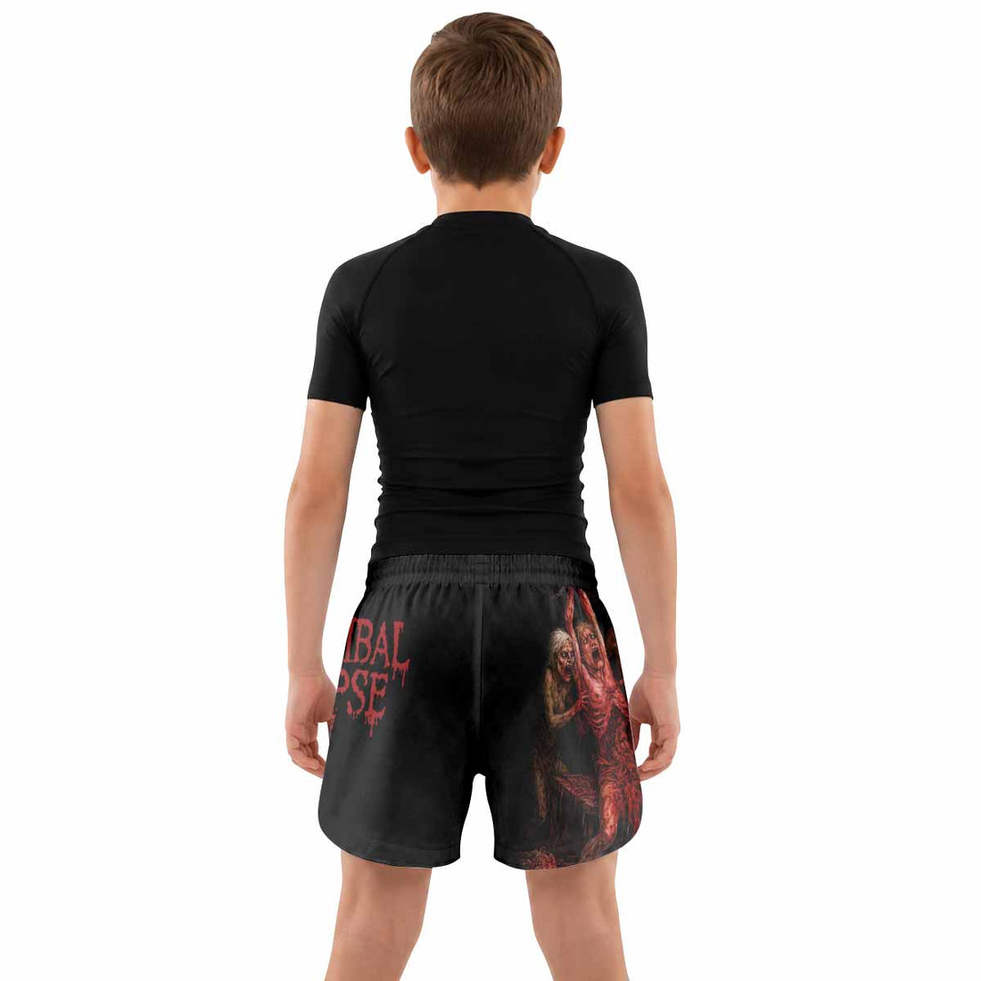 Butchered at Birth Cannibal Corpse Kids Grappling Shorts - lifestyle