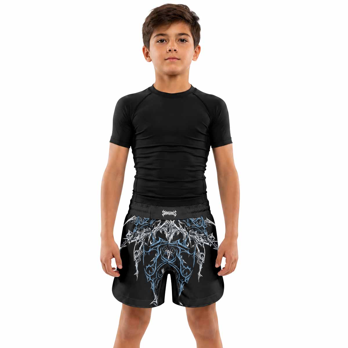 Hellborn Dominion Kids Grappling Shorts - lifestyle